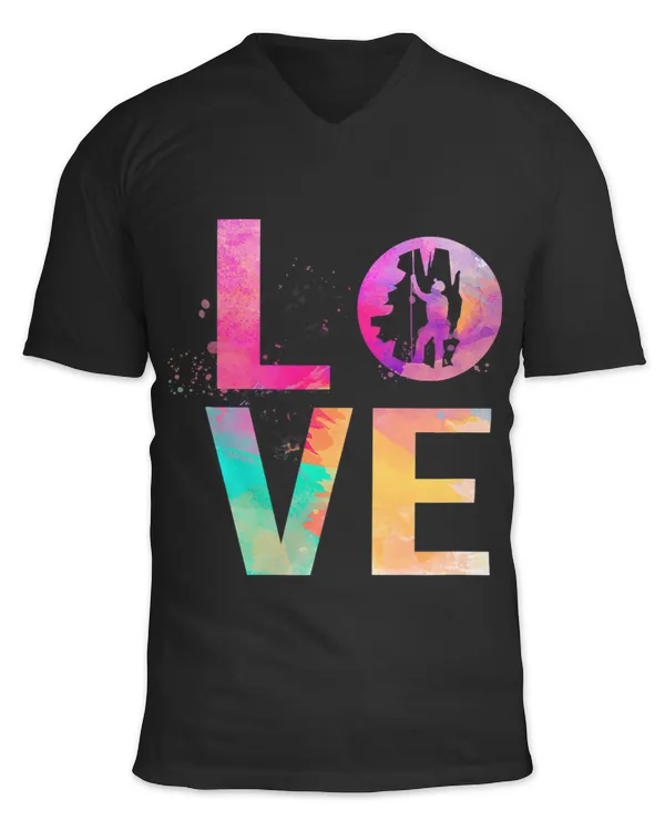 Unisex Jersey SS V-Neck T-Shirt