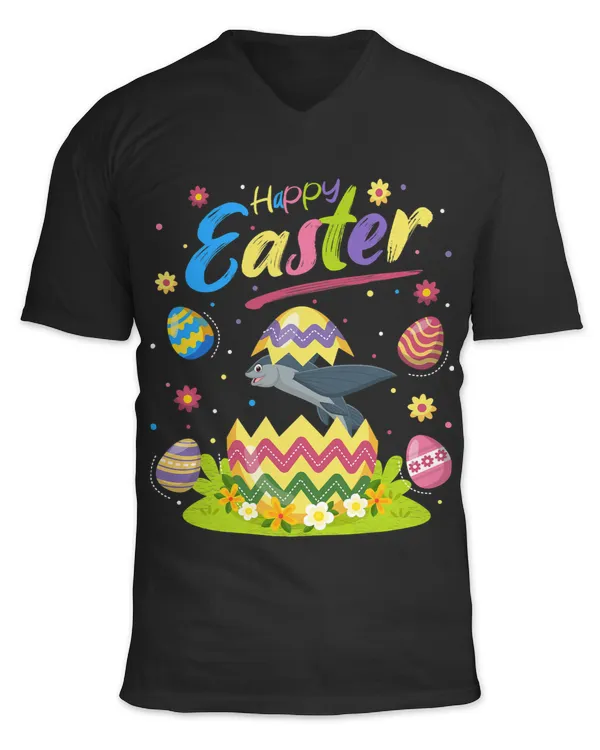 Flying Fish Lover Funny Easter Egg Flying Fish Happy Easter