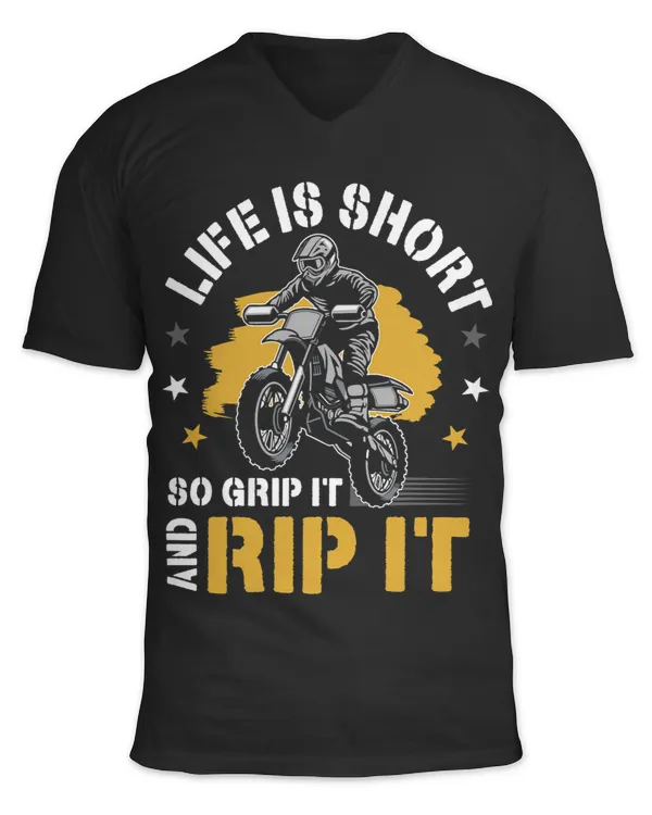 Unisex Jersey SS V-Neck T-Shirt