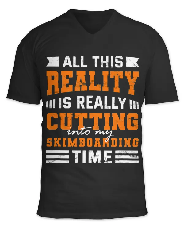 Unisex Jersey SS V-Neck T-Shirt