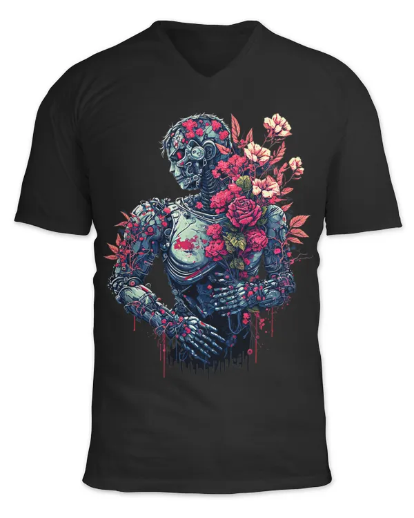 Unisex Jersey SS V-Neck T-Shirt