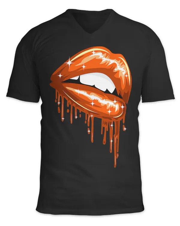 420 Women Sexy Biting Dripping Mouth Funny Bite Drip Lips