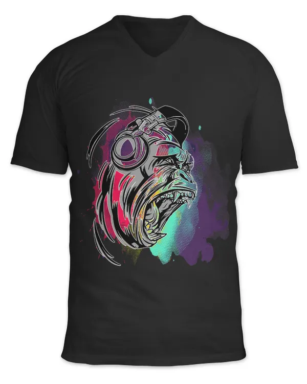 Unisex Jersey SS V-Neck T-Shirt