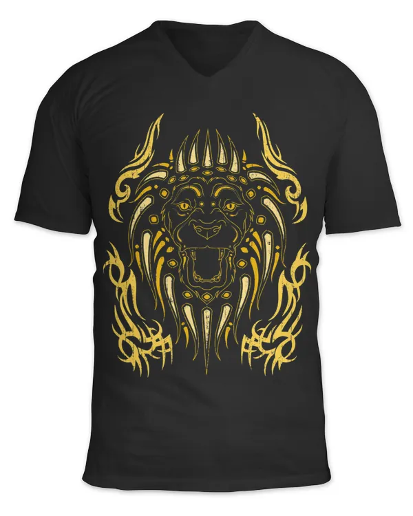 Animal King Savanna Africa Lion Lover Tribal Safari Lion