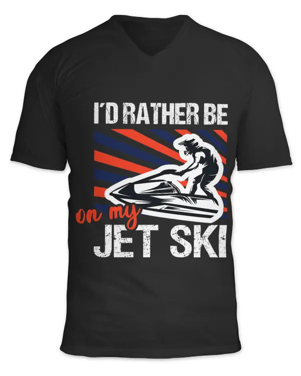 Unisex Jersey SS V-Neck T-Shirt
