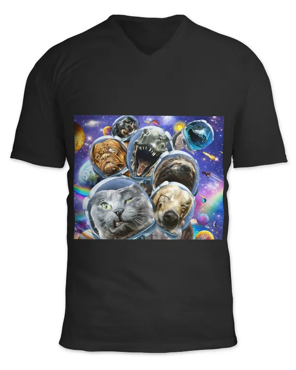 Unisex Jersey SS V-Neck T-Shirt