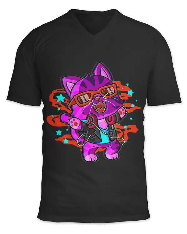 Unisex Jersey SS V-Neck T-Shirt