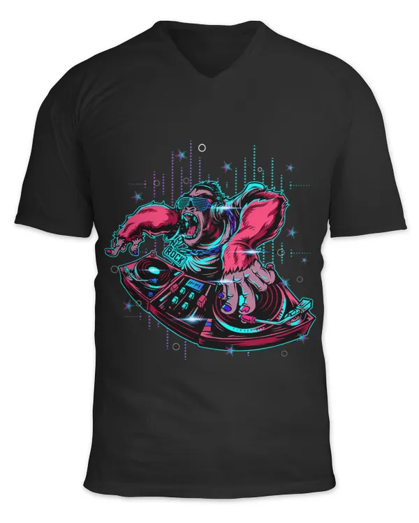 Unisex Jersey SS V-Neck T-Shirt