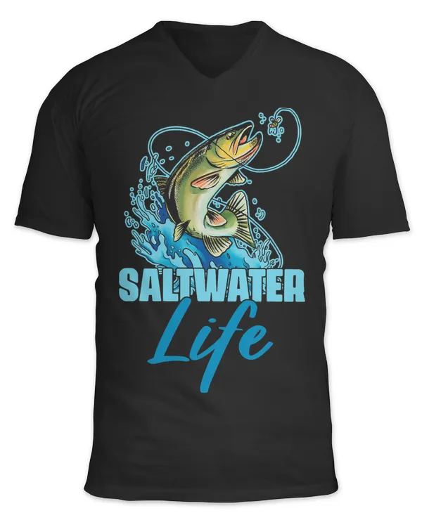 Awesome Saltwater Life Fisherman Fishing Fish 3