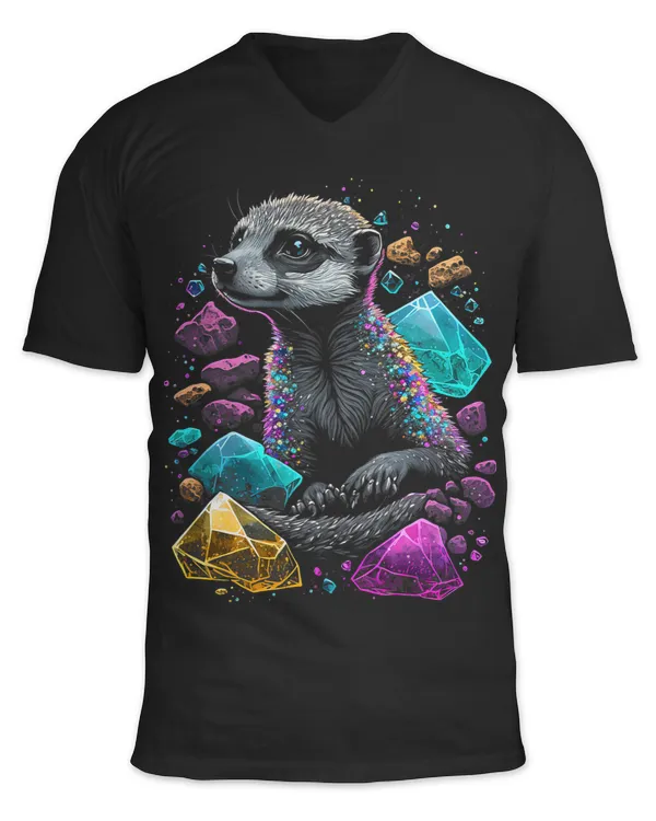Unisex Jersey SS V-Neck T-Shirt