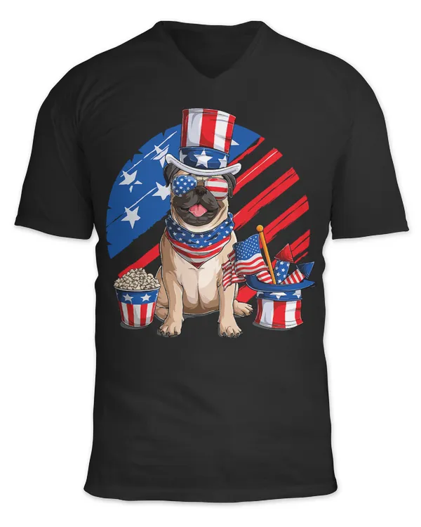 Unisex Jersey SS V-Neck T-Shirt
