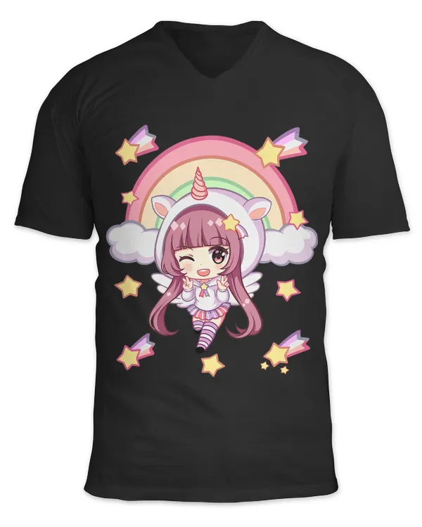 Unisex Jersey SS V-Neck T-Shirt