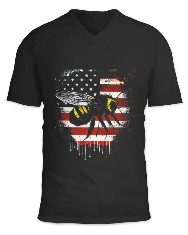 Unisex Jersey SS V-Neck T-Shirt