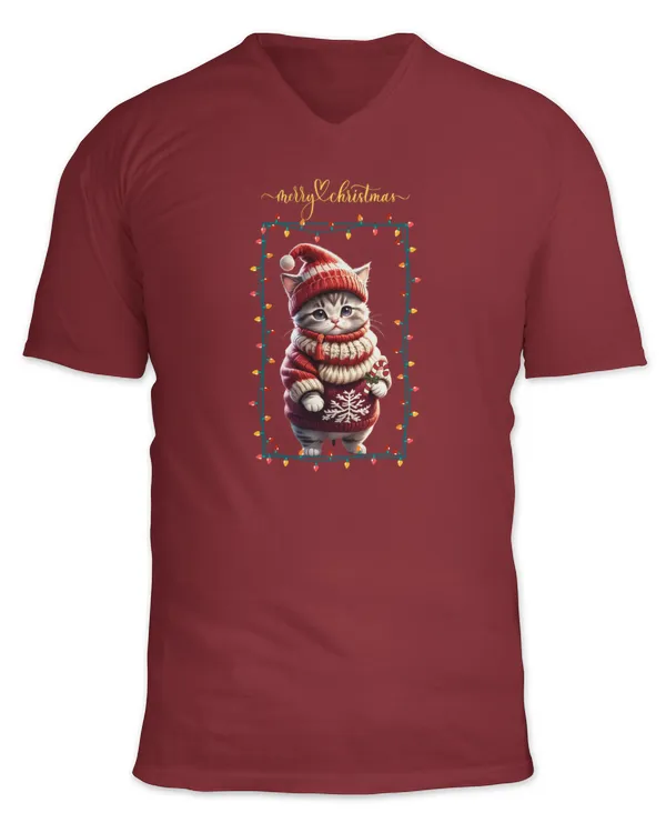 Unisex Jersey SS V-Neck T-Shirt