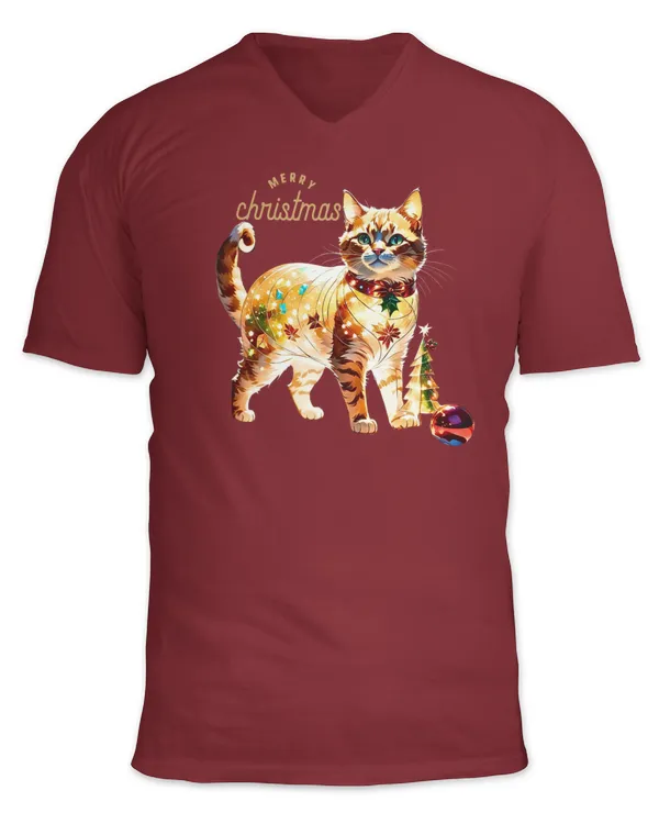 Unisex Jersey SS V-Neck T-Shirt