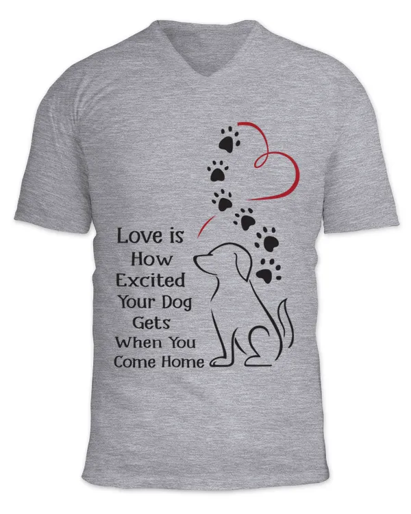 Unisex Jersey SS V-Neck T-Shirt