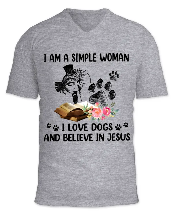 Unisex Jersey SS V-Neck T-Shirt