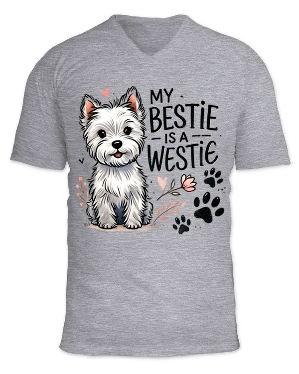 Unisex Jersey SS V-Neck T-Shirt