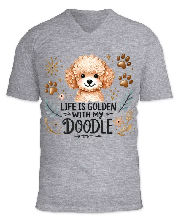 Unisex Jersey SS V-Neck T-Shirt