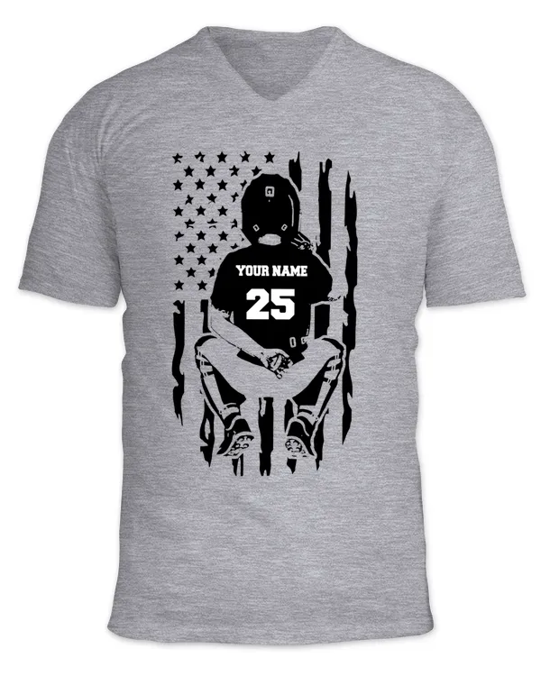 Unisex Jersey SS V-Neck T-Shirt