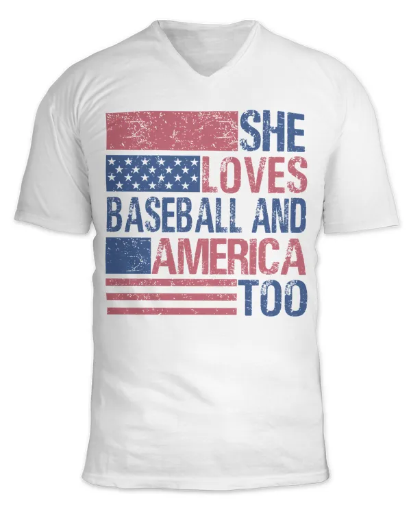 Unisex Jersey SS V-Neck T-Shirt