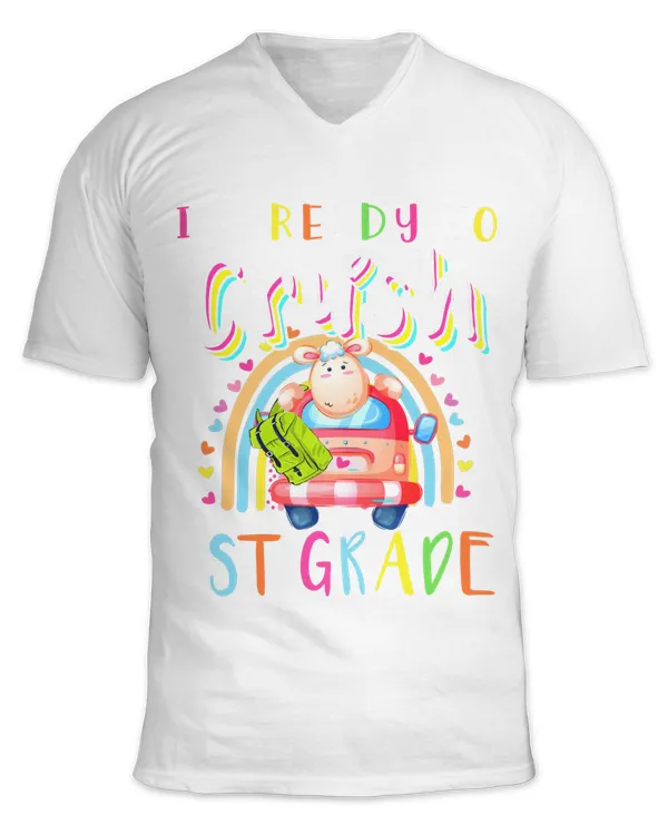 Unisex Jersey SS V-Neck T-Shirt
