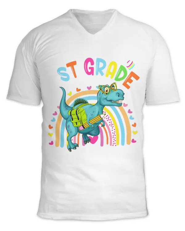 Unisex Jersey SS V-Neck T-Shirt