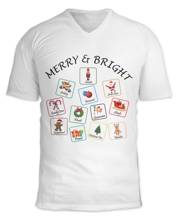 Unisex Jersey SS V-Neck T-Shirt