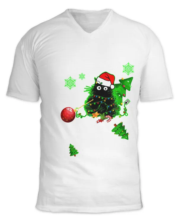 Unisex Jersey SS V-Neck T-Shirt