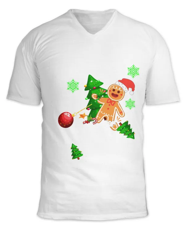 Unisex Jersey SS V-Neck T-Shirt