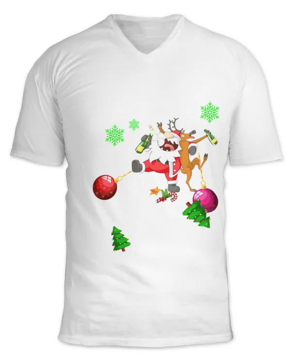 Unisex Jersey SS V-Neck T-Shirt