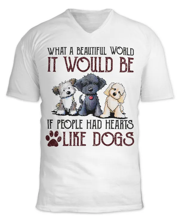 Unisex Jersey SS V-Neck T-Shirt