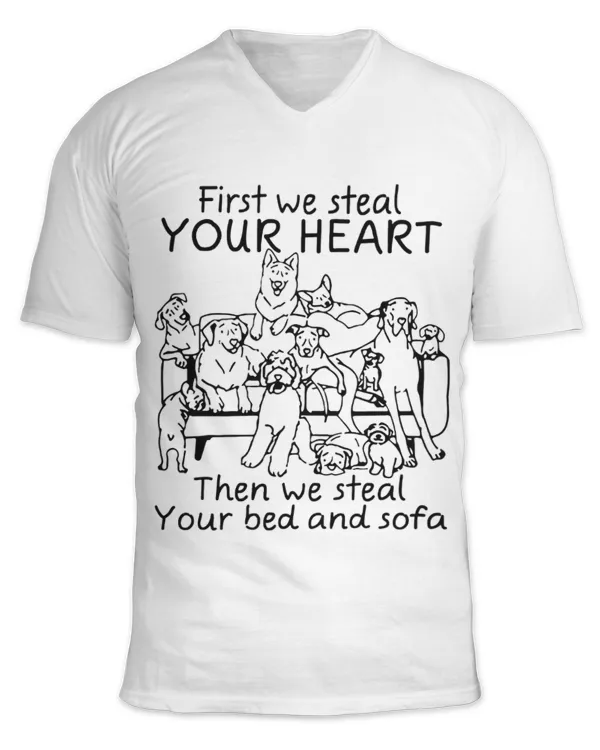 Unisex Jersey SS V-Neck T-Shirt