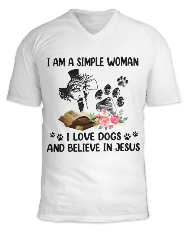 Unisex Jersey SS V-Neck T-Shirt