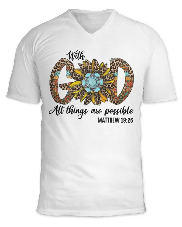 Unisex Jersey SS V-Neck T-Shirt