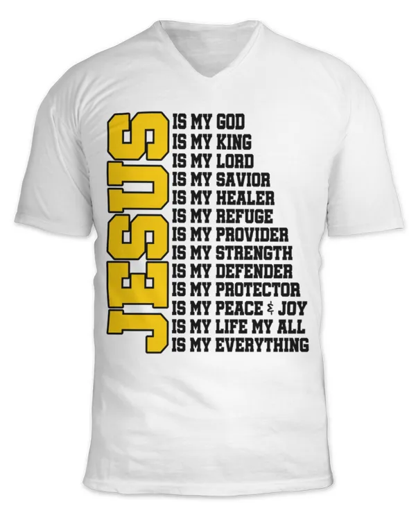 Unisex Jersey SS V-Neck T-Shirt