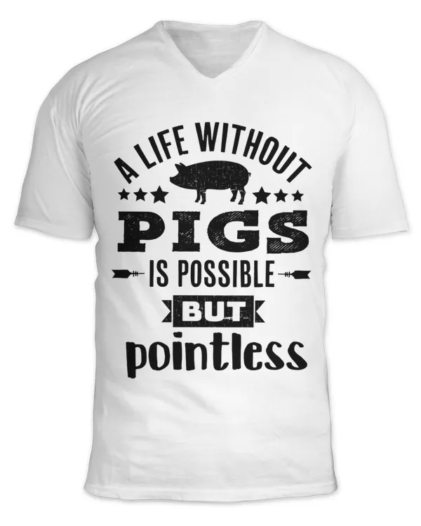 Unisex Jersey SS V-Neck T-Shirt