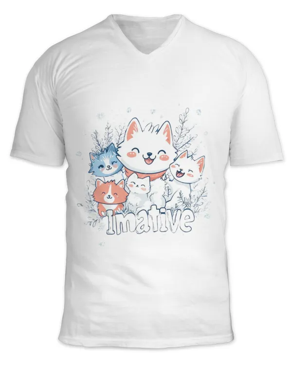 Unisex Jersey SS V-Neck T-Shirt