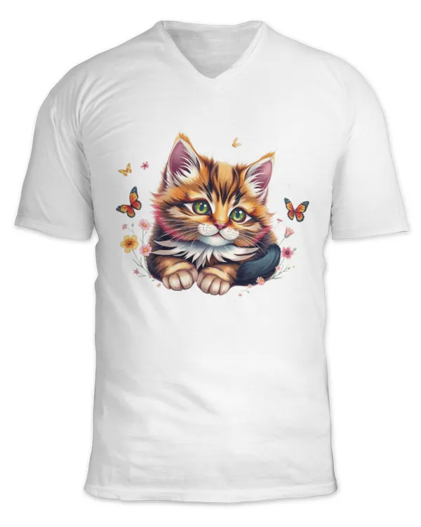 Unisex Jersey SS V-Neck T-Shirt