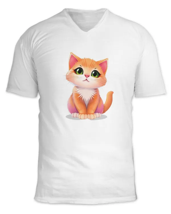 Unisex Jersey SS V-Neck T-Shirt