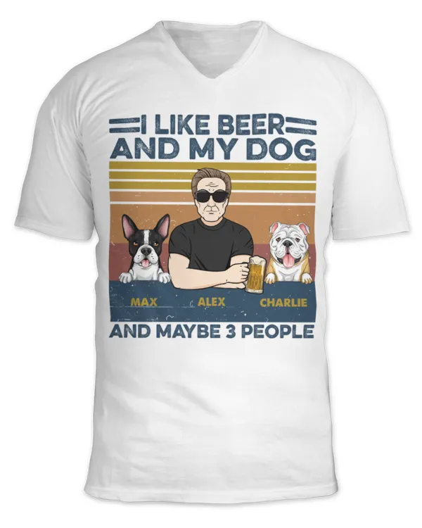 Unisex Jersey SS V-Neck T-Shirt