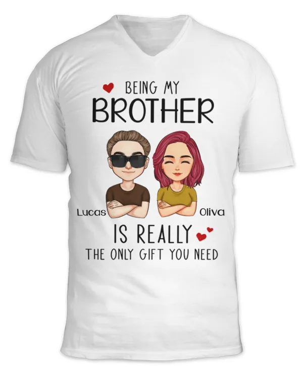 Unisex Jersey SS V-Neck T-Shirt