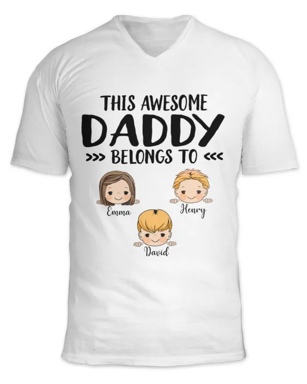 Unisex Jersey SS V-Neck T-Shirt