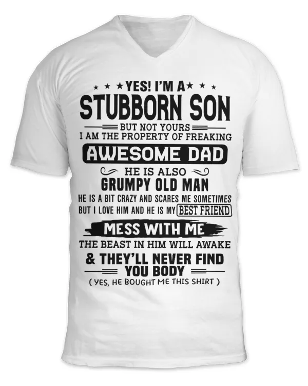 Unisex Jersey SS V-Neck T-Shirt