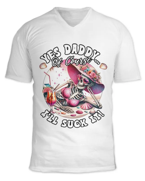 Unisex Jersey SS V-Neck T-Shirt