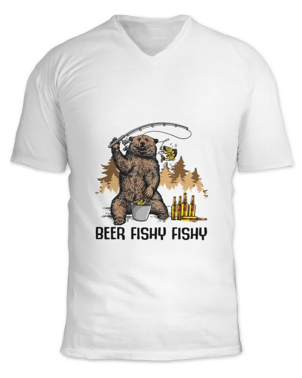 Unisex Jersey SS V-Neck T-Shirt