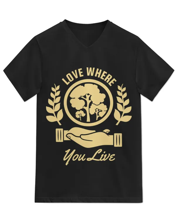 Unisex Jersey SS V-Neck T-Shirt