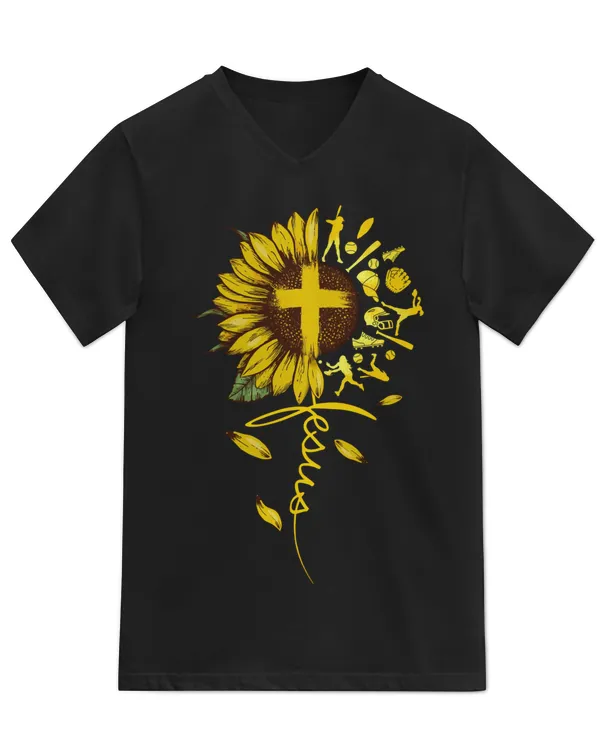 Unisex Jersey SS V-Neck T-Shirt