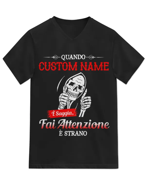 Unisex Jersey SS V-Neck T-Shirt