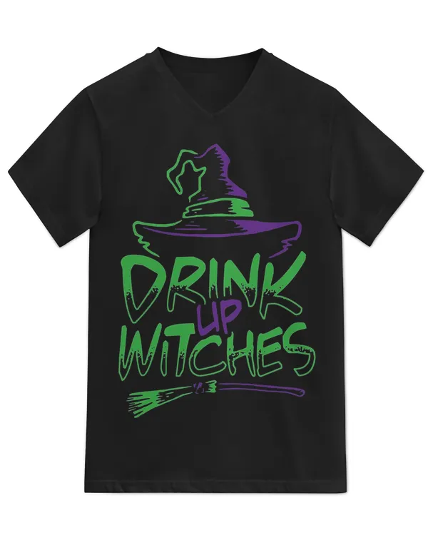 Funny Halloween Shirts - Drink Up Witches